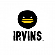 Irvins Logo Colored on White